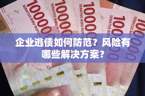 武汉企业逃债如何防范？风险有哪些解决方案？