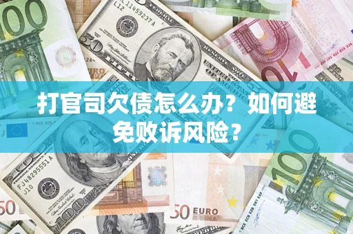 武汉打官司欠债怎么办？如何避免败诉风险？