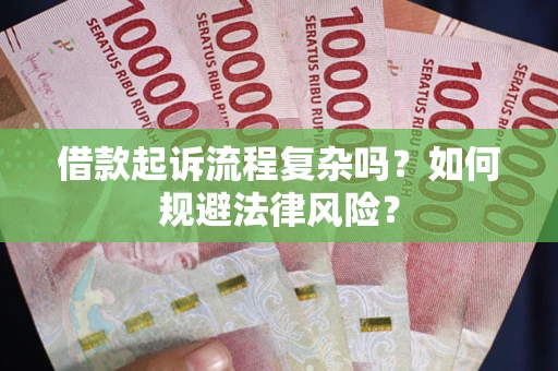 武汉借款起诉流程复杂吗？如何规避法律风险？