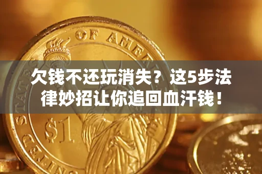 武汉欠钱不还玩消失？这5步法律妙招让你追回血汗钱！
