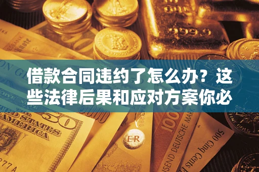 武汉借款合同违约了怎么办？这些法律后果和应对方案你必须知道