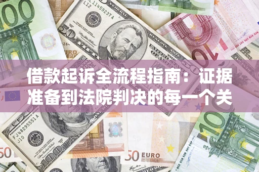 武汉借款起诉全流程指南：证据准备到法院判决的每一个关键步骤