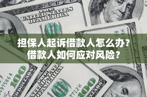 武汉担保人起诉借款人怎么办？借款人如何应对风险？