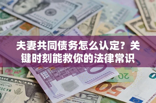 武汉夫妻共同债务怎么认定？关键时刻能救你的法律常识